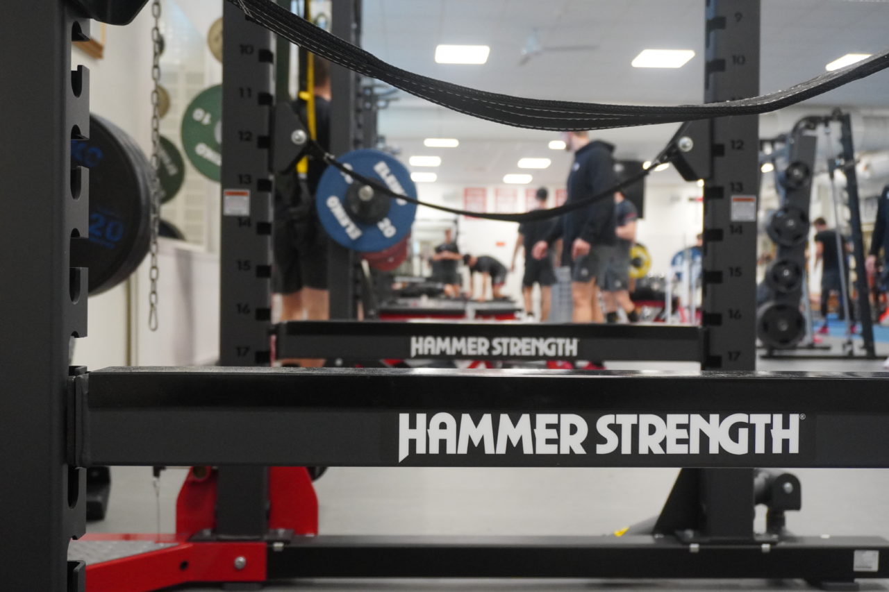 Hammer Strength, styrketräningsutrustning hos Frölunda HC