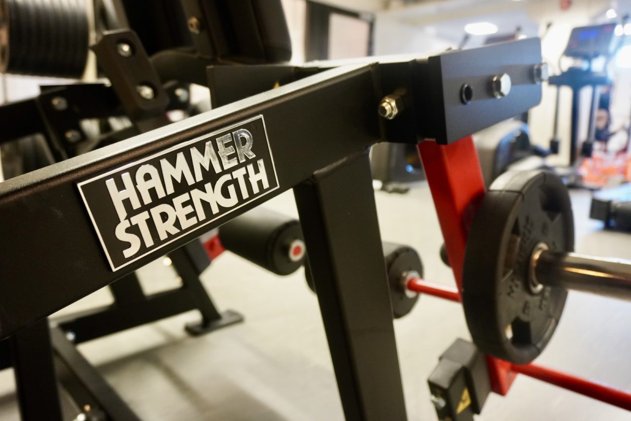 Hammer Strength, styrketräningsutrustning hos Frölunda HC