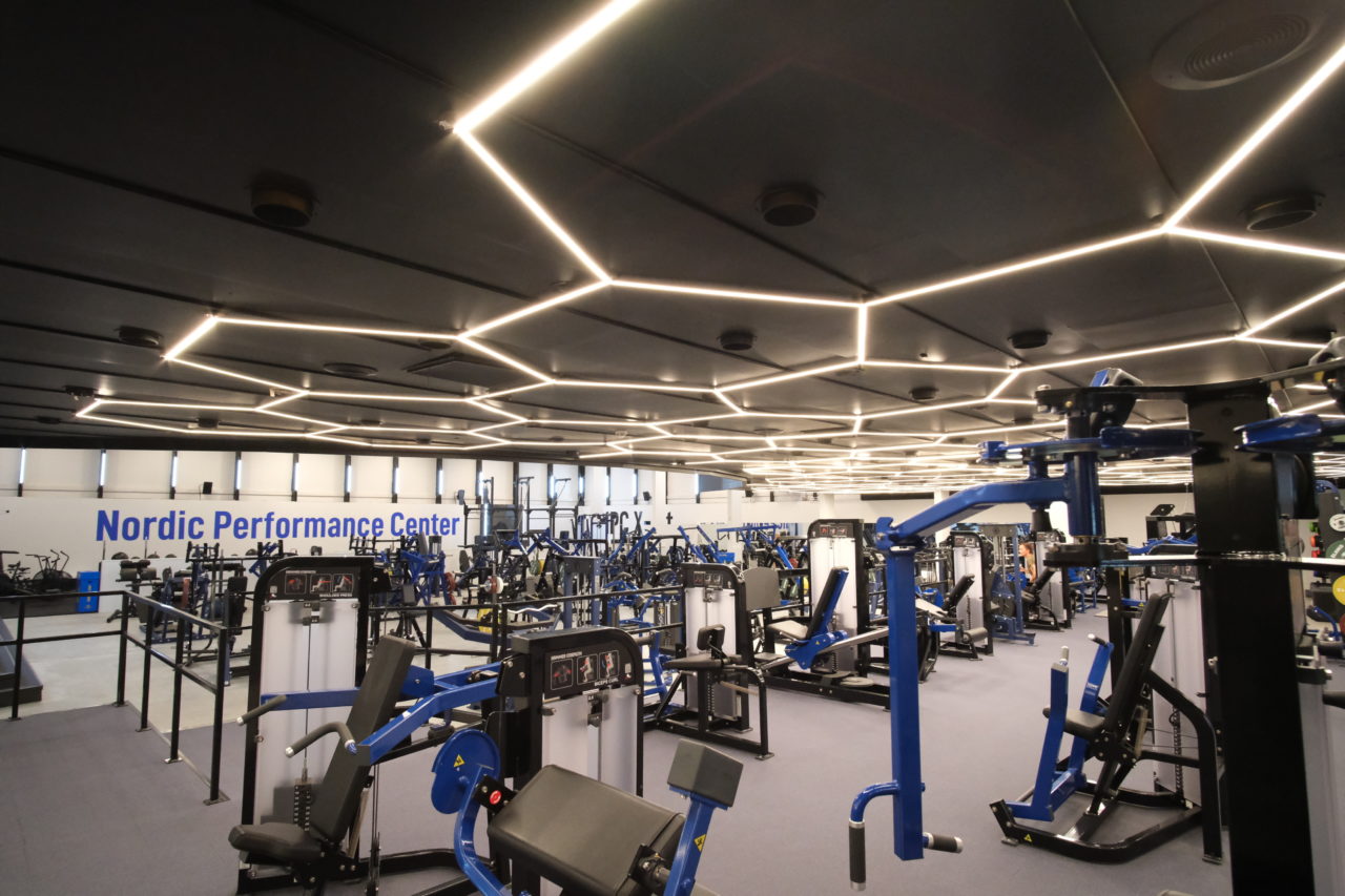 Nordic Performance Center, gymmet med utrustning från Hammer Strength och Life Fitness