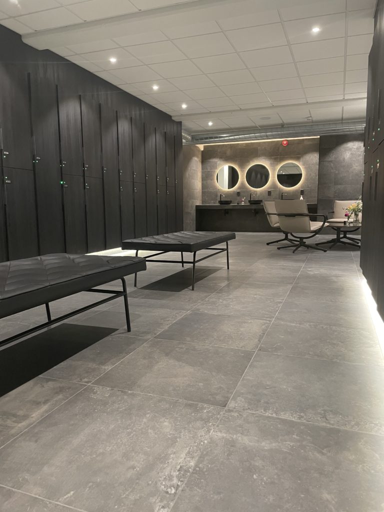 Sandareds Träningscenter, omklädningsrum