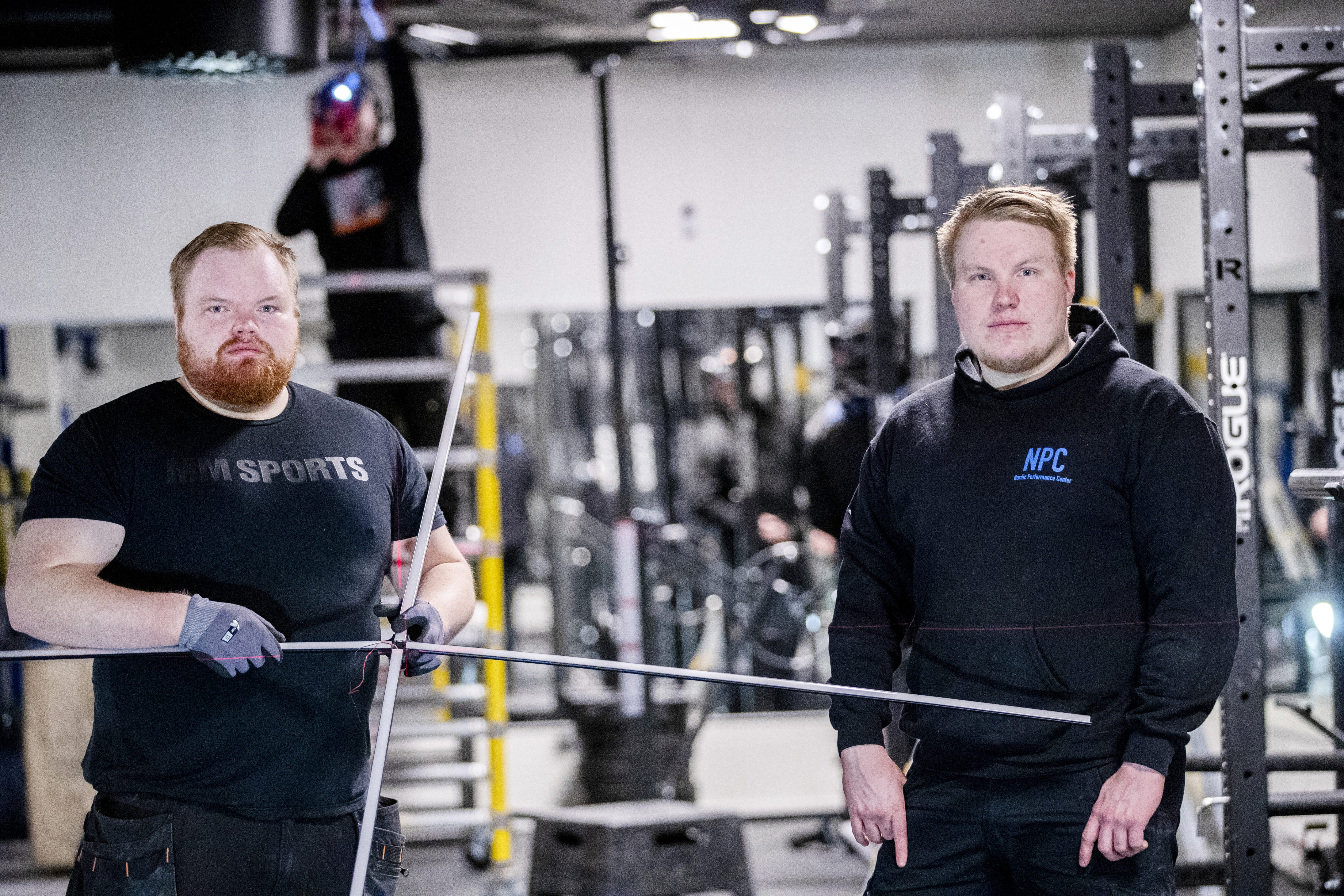 Bröderna Christian och Jesper Naarttijärvi , grundare och ägare av Nordic Performance Gym