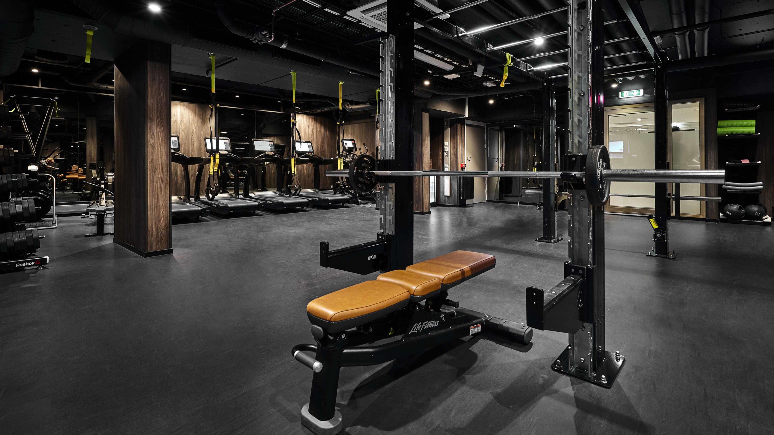 Britannia Fitness med träningsutrustning från Hammer Strength och Life Fitness