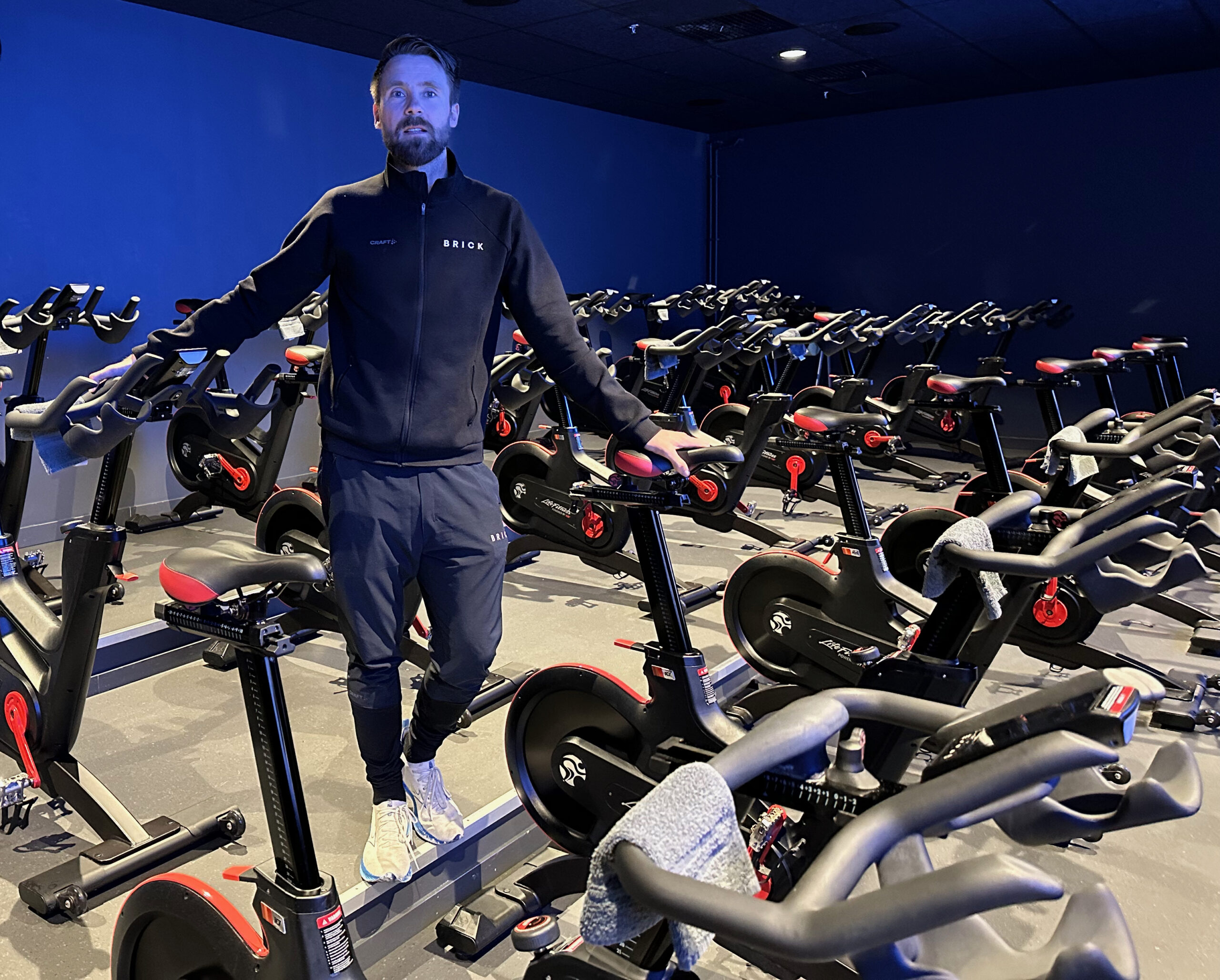 Martin Moberg på Brick Gym