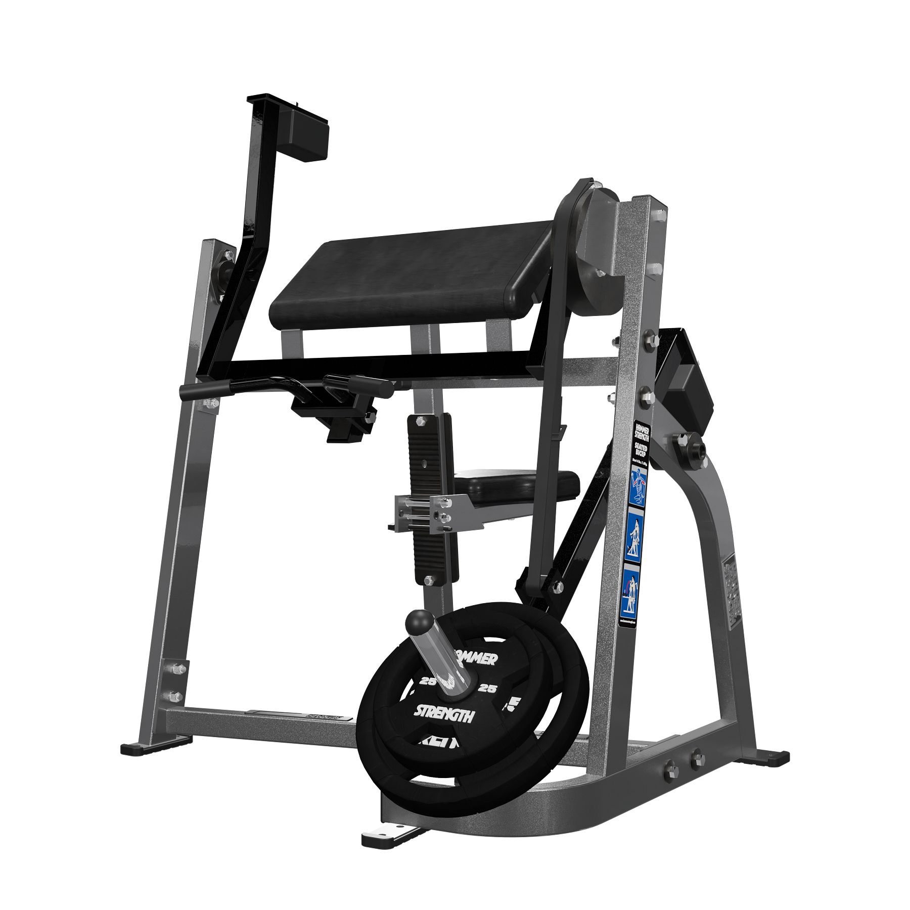 Hammer Strength Plate Loaded Seated Bicep